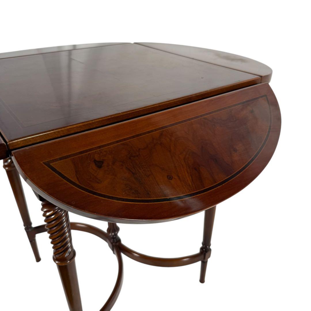 HR615 【希少デザイン】英国アンティーク　オケージョナルテーブル