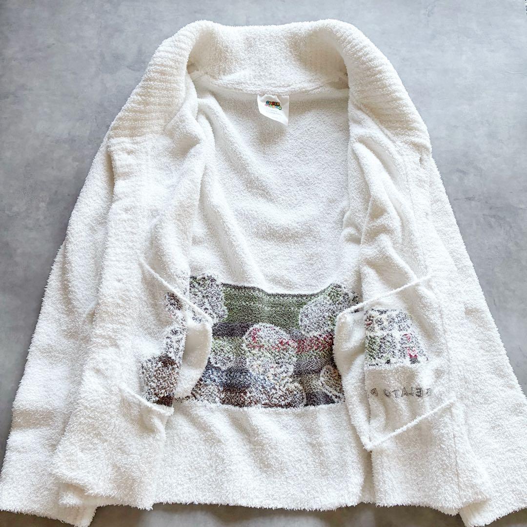 【rinchan様】ジェラートピケスーパーマリオ ジャガードショールカーディガン