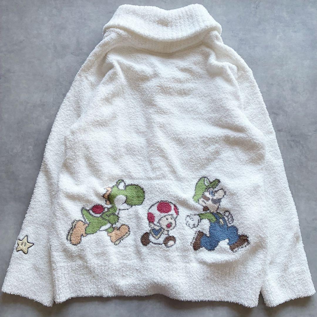 【rinchan様】ジェラートピケスーパーマリオ ジャガードショールカーディガン