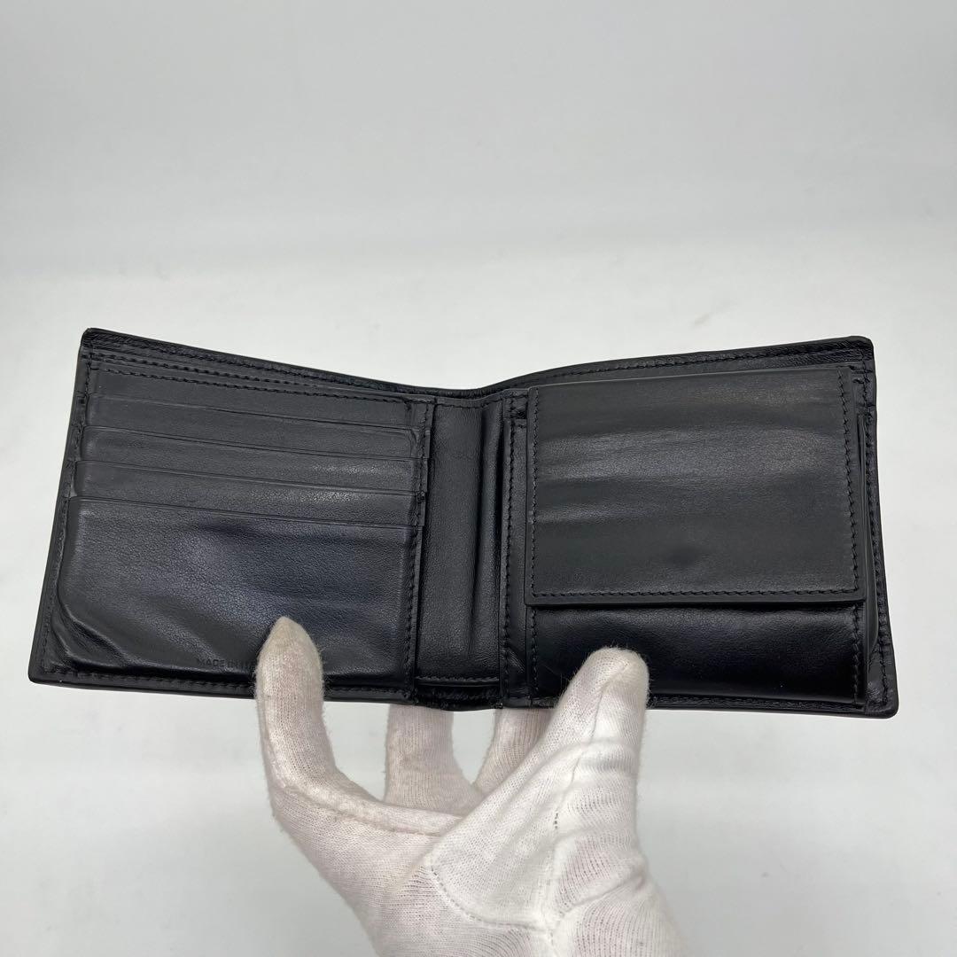 【現行品】CELINE 二つ折り財布 バイフォールドウォレット トリオンフ 黒