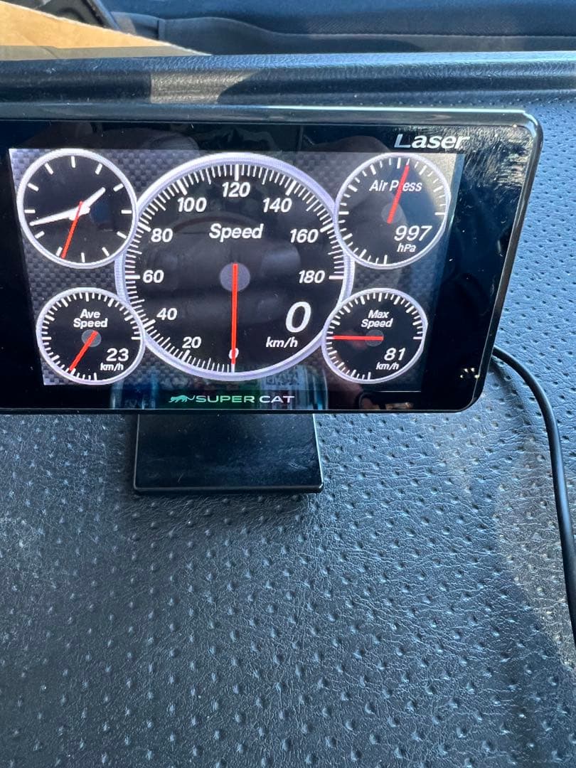 ユピテルスーパーキャットLS320レーザー式オービス対応レーダー探知機