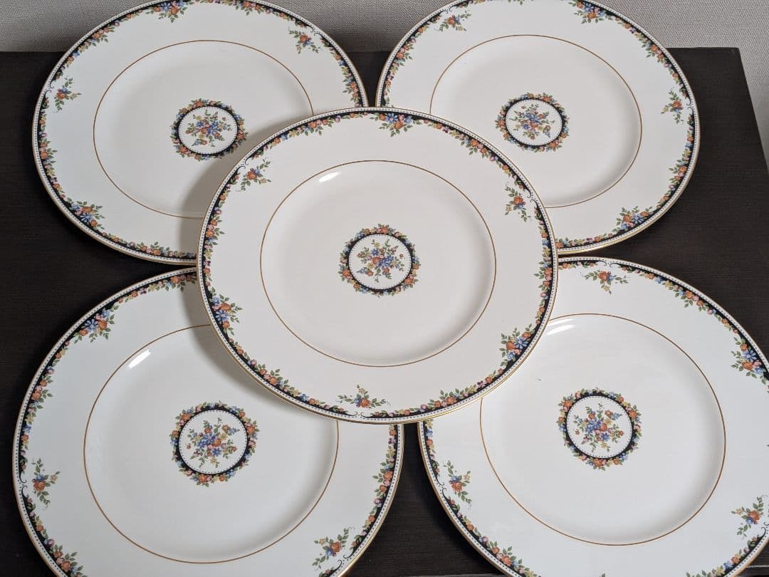 ウェッジウッド　オズボーン　23cm　プレート　5枚　新品未使用