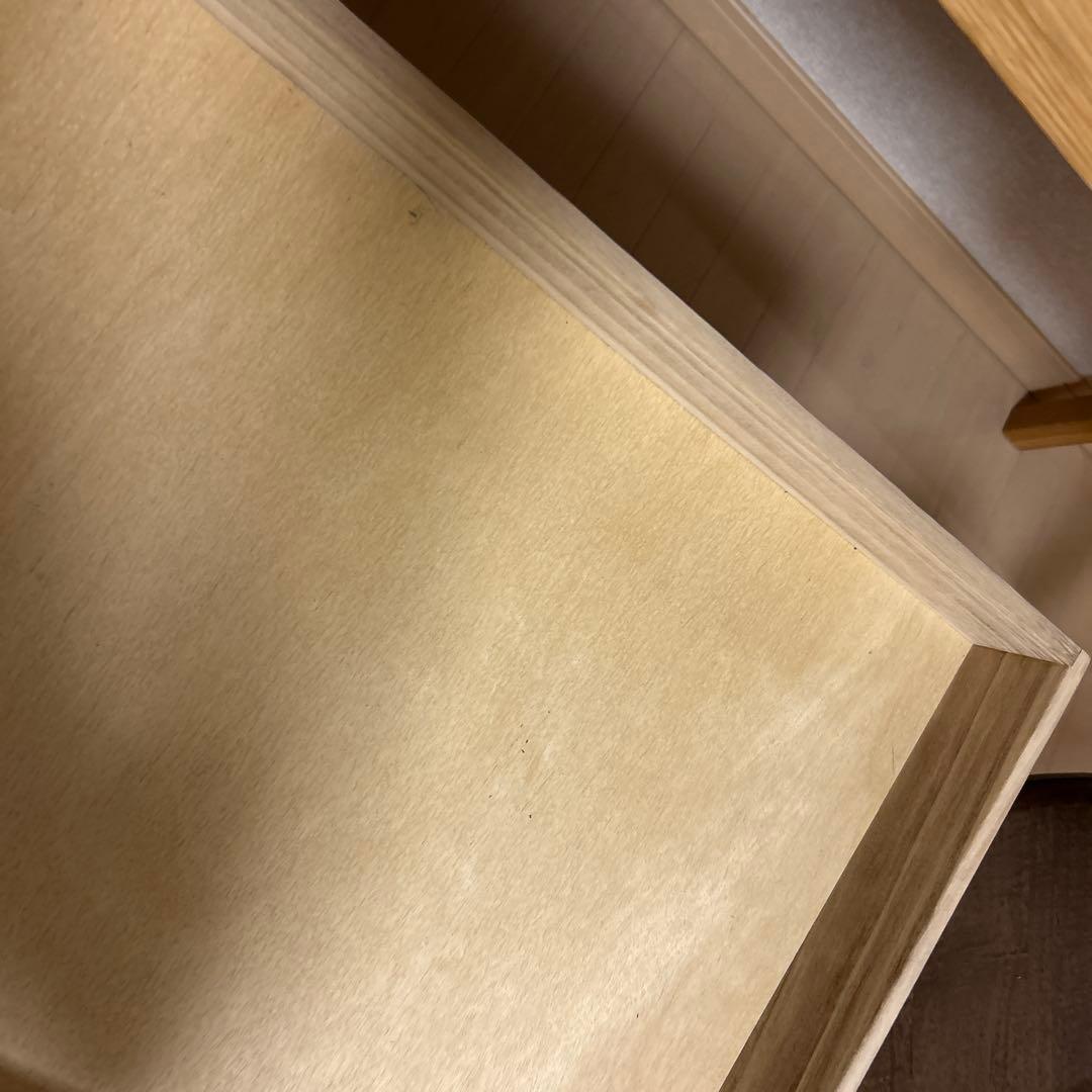 無印良品●無垢材デスク