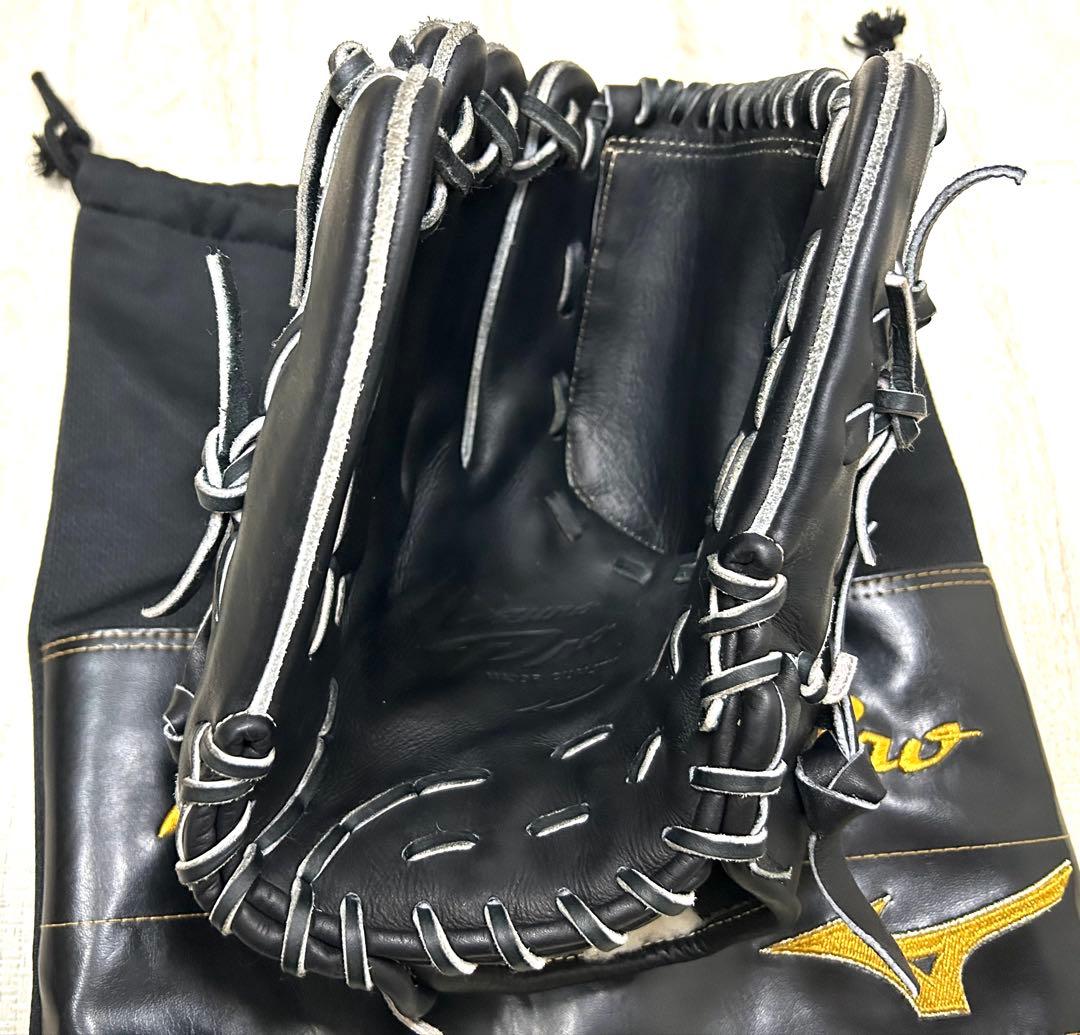 軟式グローブ　ミズノプロ　左利き　投手　お手入れセット