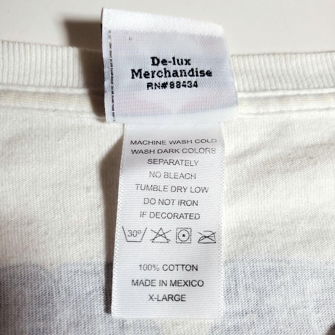 ハーレーダビッドソン　プリント　ロゴ　ファイアー　フレイム　白　長袖　ロングT