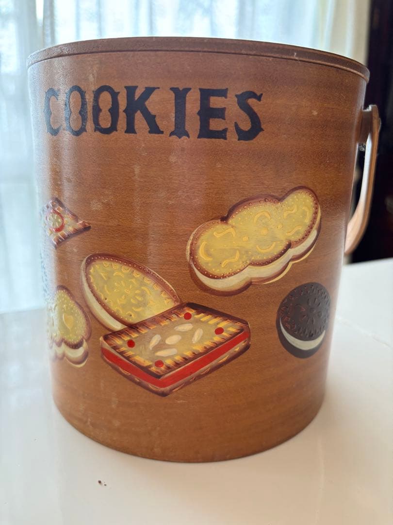 木製クッキージャー ヴィンテージ