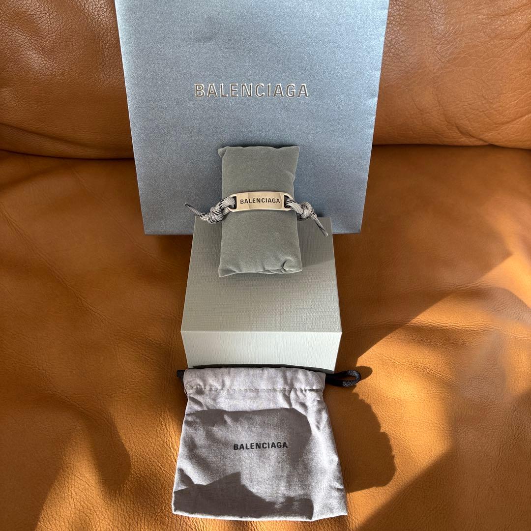 BALENCIAGA ブレスレット/GRY/メンズ/656418 tvx4s