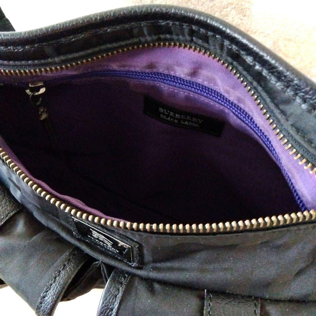 バーバリー ＊ウエストバック ブラック・チェック柄