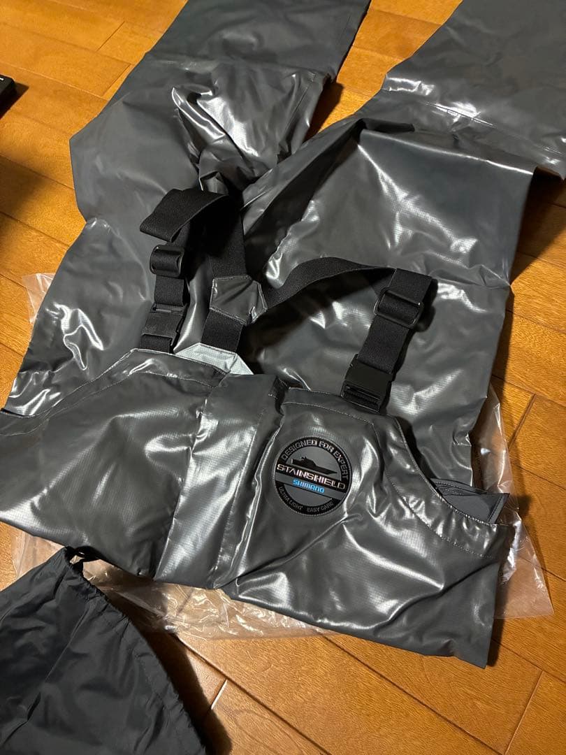 SHIMANO ULイージーケア　ビブ05 チャコール