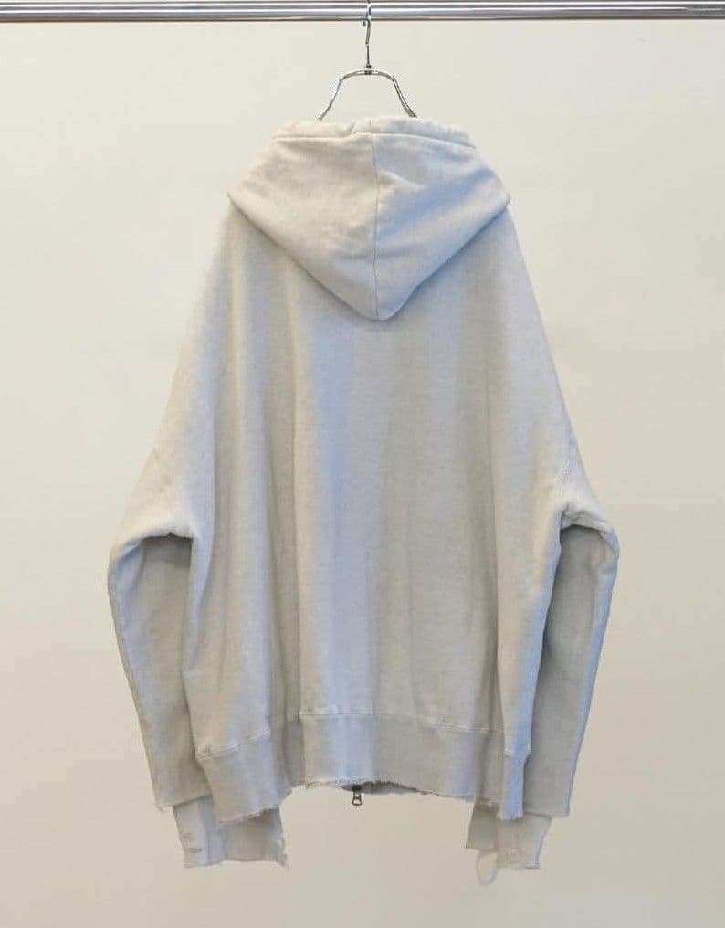 トップス ANC-STORE-EX04 DAMAGE ZIP-UP HOODIE