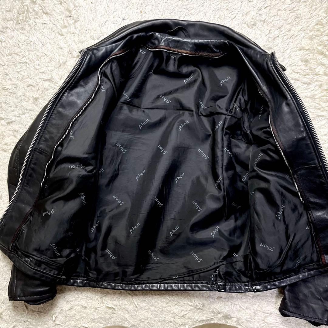 入手困難/2way✨ショット シングルライダース レザージャケット 642 36