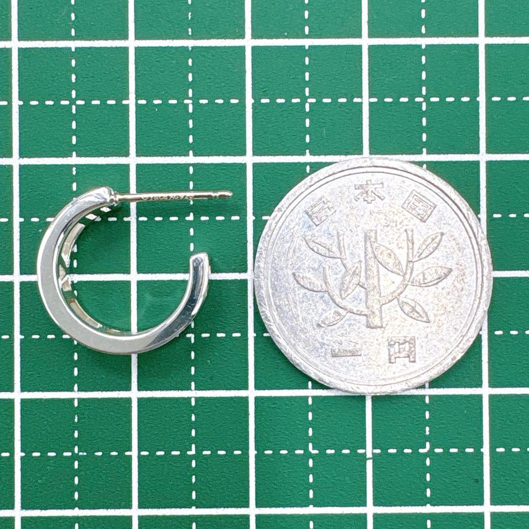 極美品 ティファニー オープン アトラス フープ ピアス シルバー925