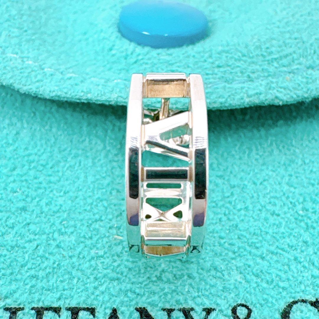 極美品 ティファニー オープン アトラス フープ ピアス シルバー925