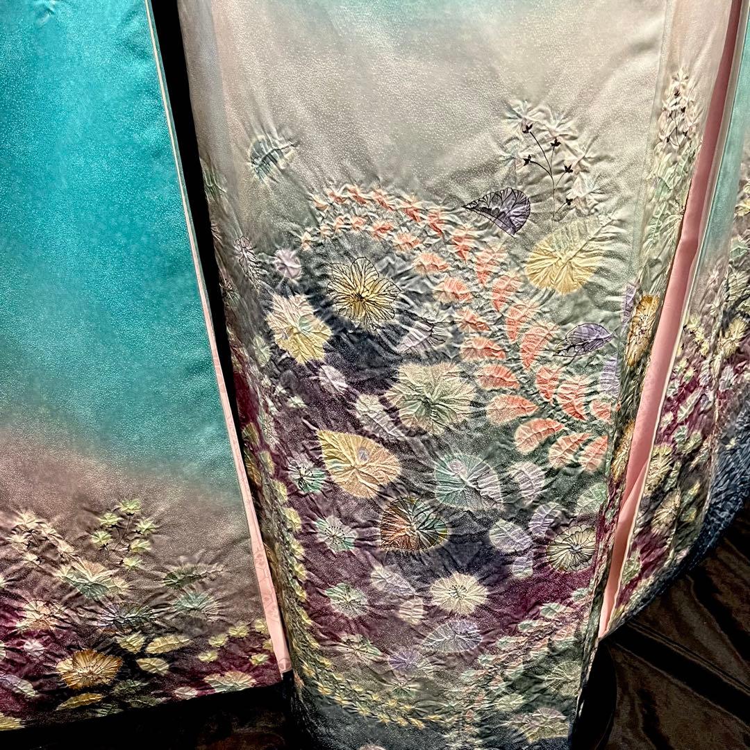 ■逸品■作家落款入り■辻が花■花絞り■正絹振袖フルセット■成人式■振り袖
