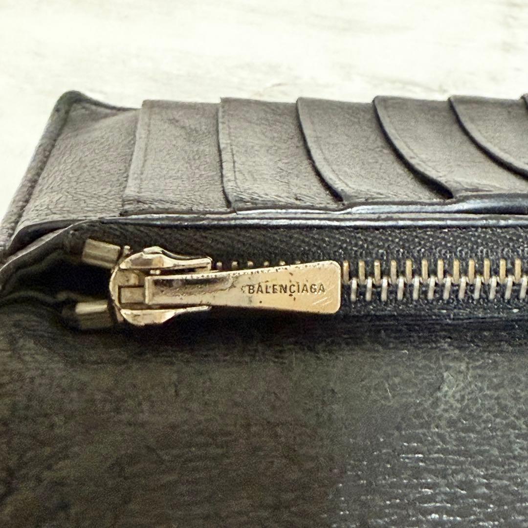 【美品】BALENCIAGA バレンシアガ 長財布 エブリデイ レザー