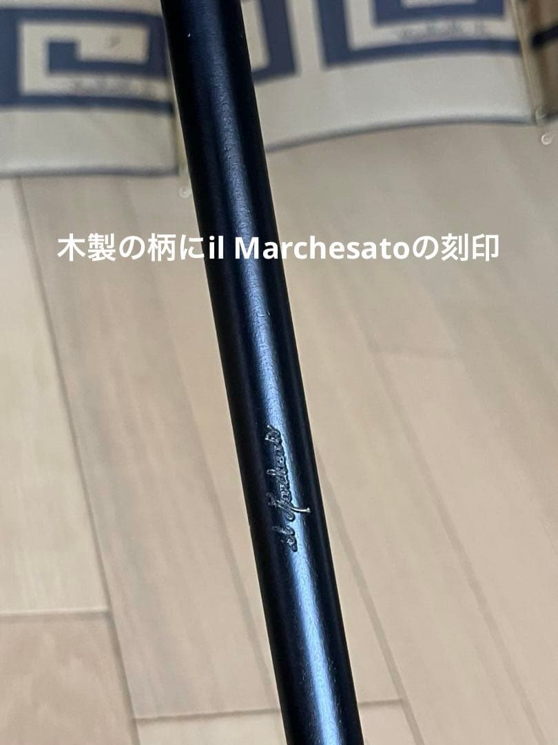 イル マルケザード(イタリア) 犬ハンドル　紳士傘 il Marchesato