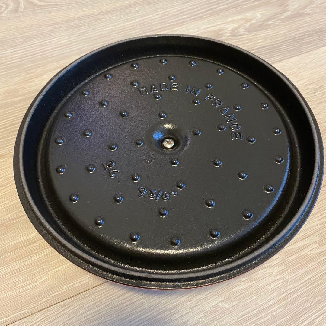 STAUB 両手鍋 レッド 24cm