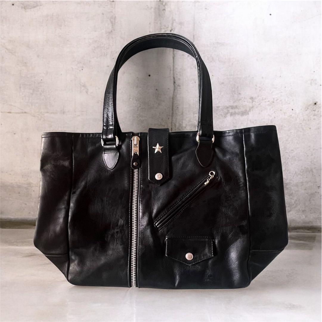 ★ Schott ワンスター レザー ライダース トートバッグ 本革★