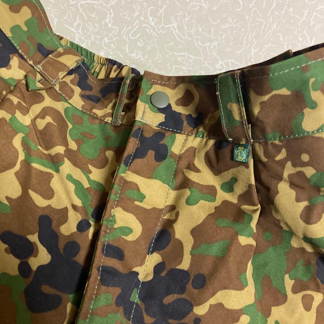 秋冬迷彩　オーバーズボン　サイズL