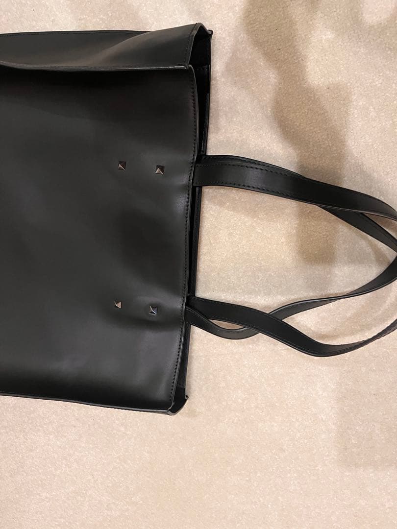 VALENTINO ブラック トートバッグ
