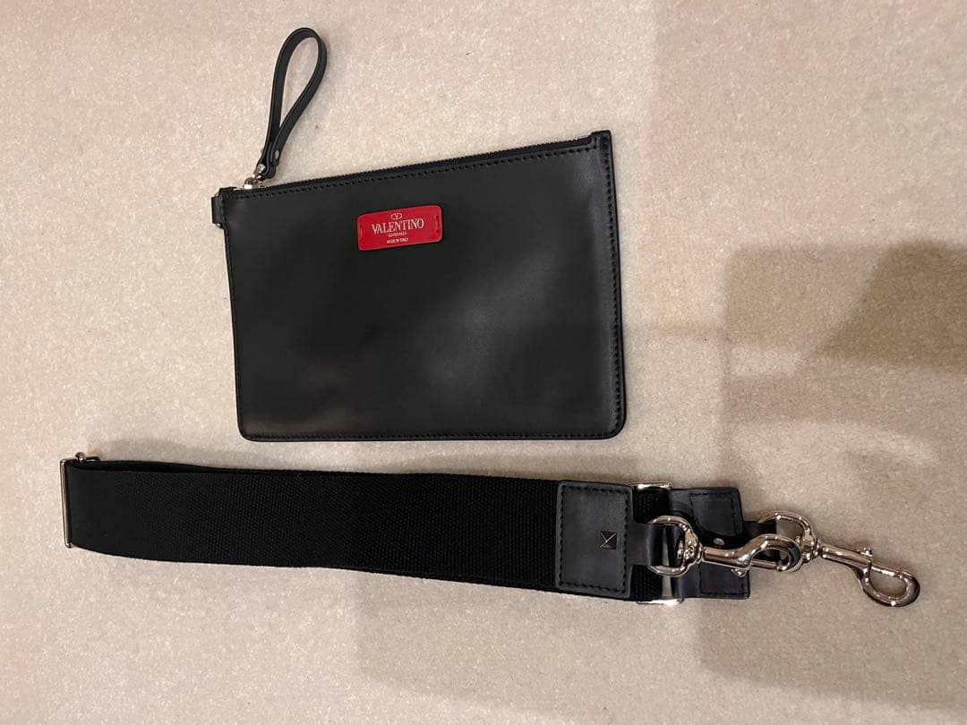 VALENTINO ブラック トートバッグ