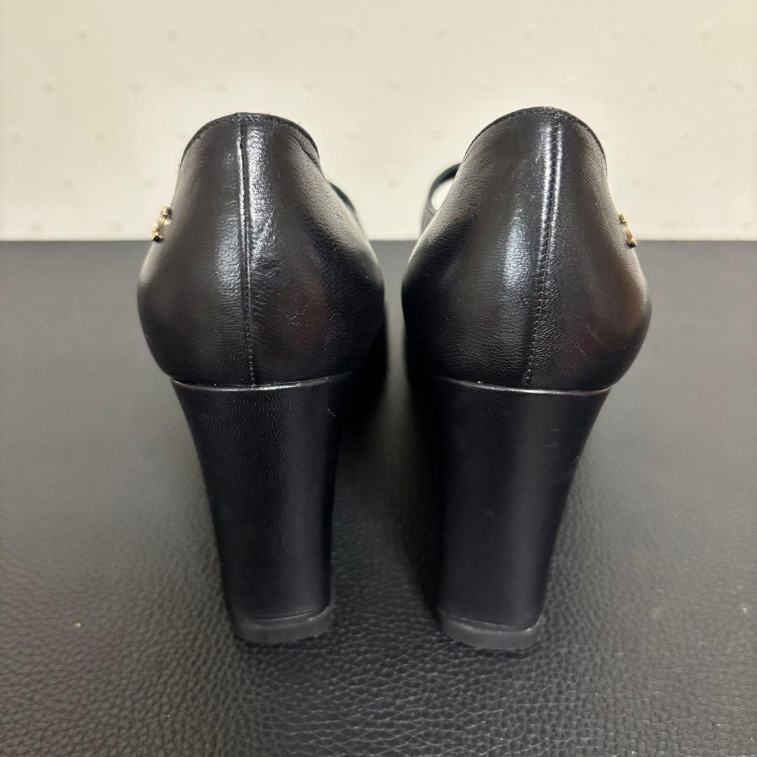 CHANEL ヒール　ウェッジソールパンプス