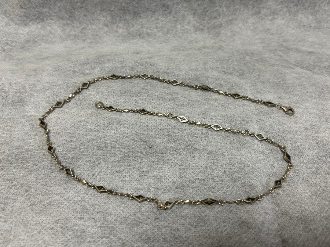 PATRICK COX シルバー925 ネックレス チェーン 百合モチーフ