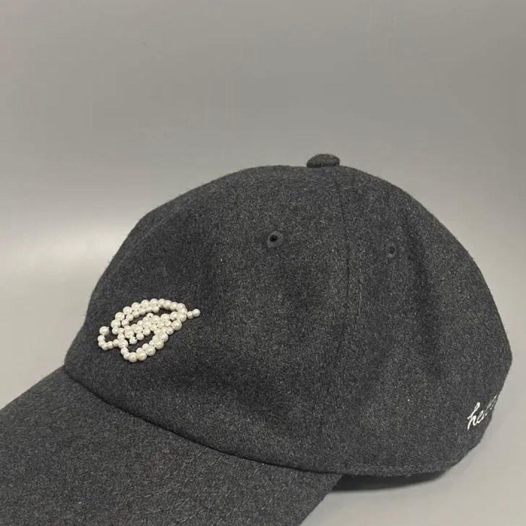 帽子 MADISONBLUE CAP PEARL BEADS