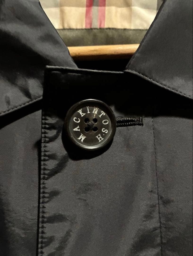 【新品タグ付き】MACKINTOSH LONDONステンカラーコート黒