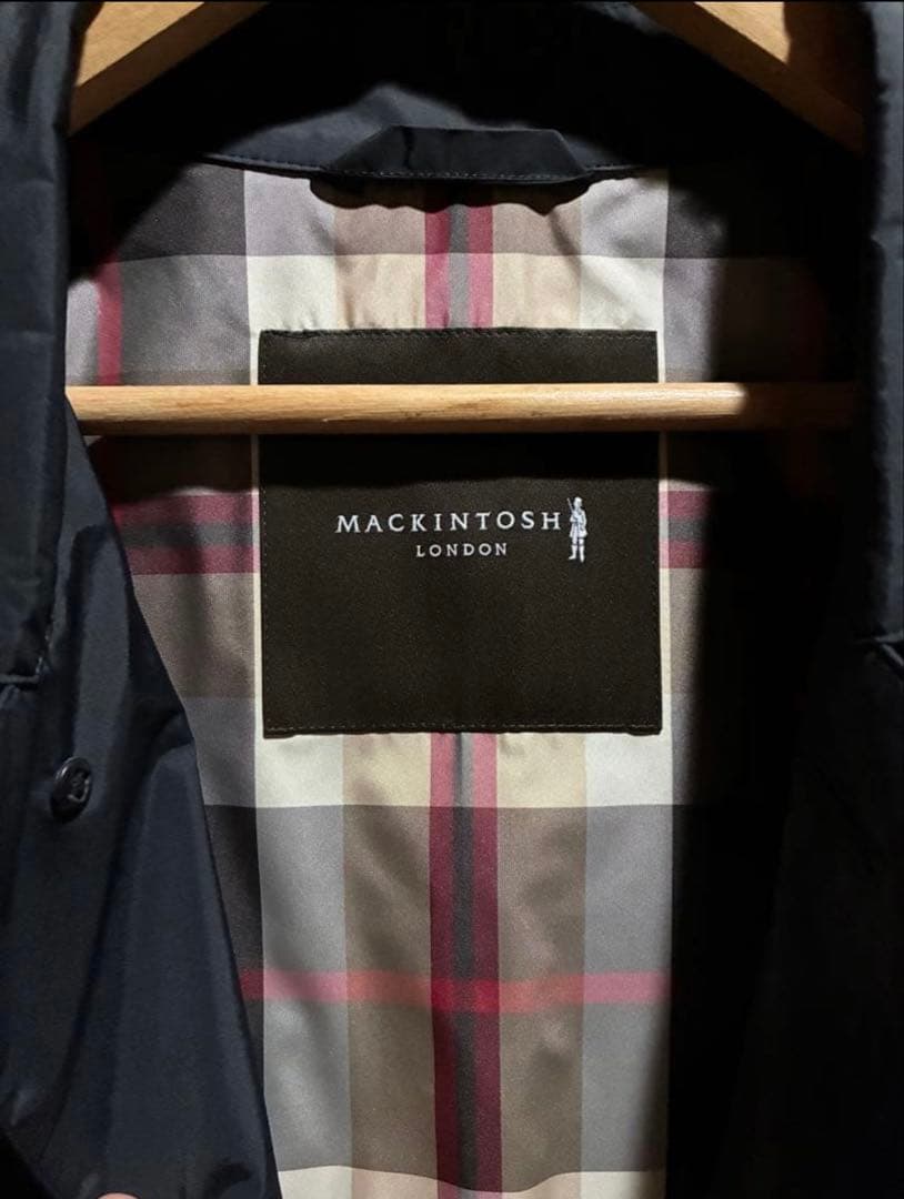 【新品タグ付き】MACKINTOSH LONDONステンカラーコート黒