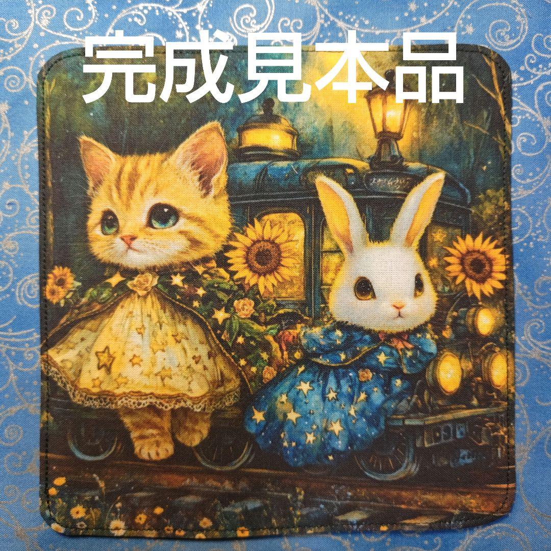 ご確認用　A208 わんこさん柄　ハンカチ　ハンドメイド12/29