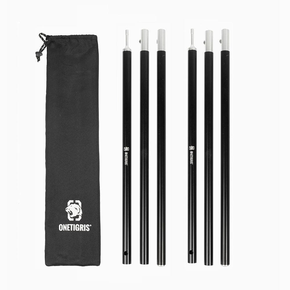 ■美品中古■one tigris テント タープ ポール　セット