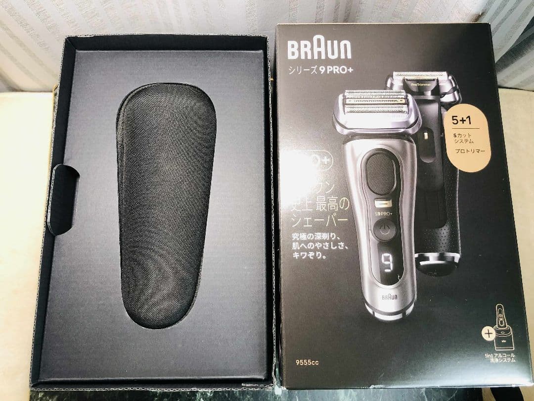 【未使用に近い】Braun シリーズ9 Pro＋9555cc ブラウンシェーバー