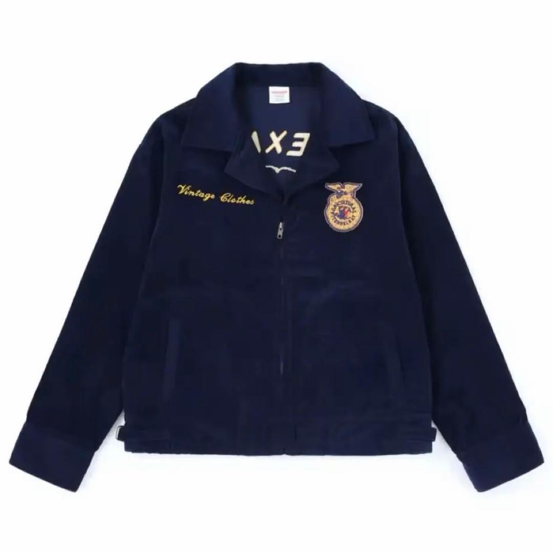 #92 Lサイズ FFA JACKET ジャケット レプリカ ネイビー