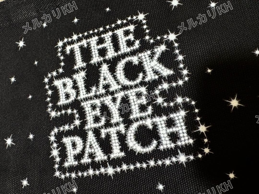 新品M ブラックアイパッチ　blackeyepatch トートバッグ　ブラック