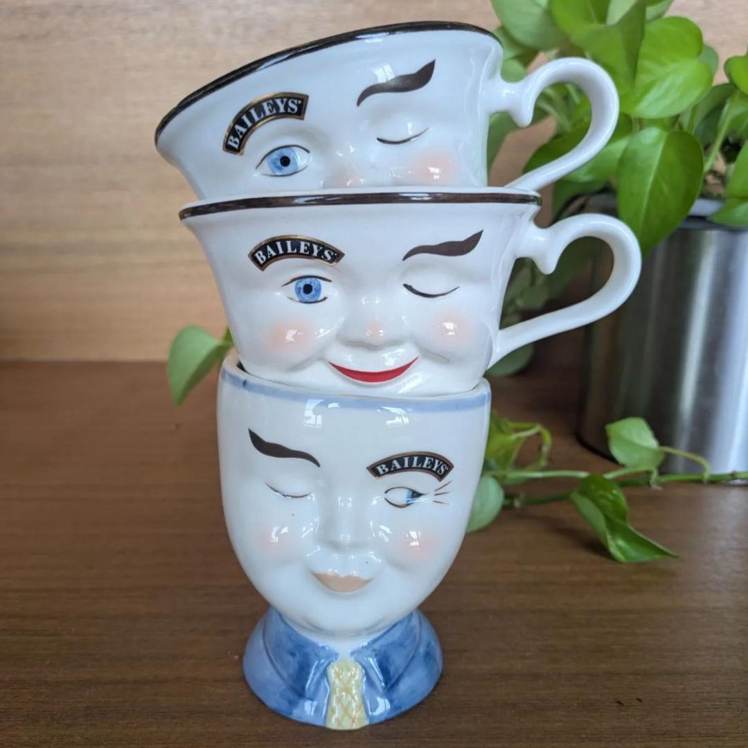 Baileysベイリーズ 3点セット ウィンキング フェイスカップ ヴィンテージ