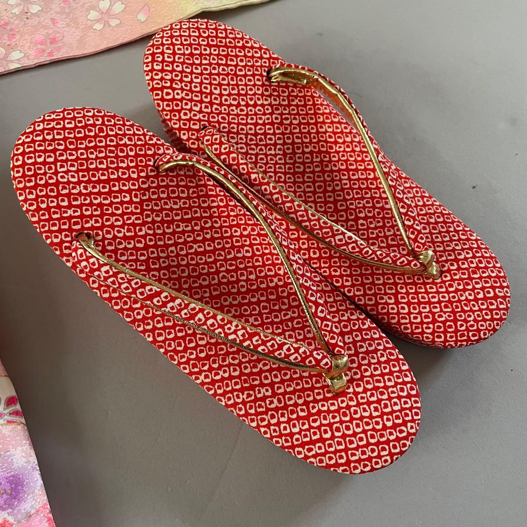 美品　七五三　7歳　正絹お着物セット