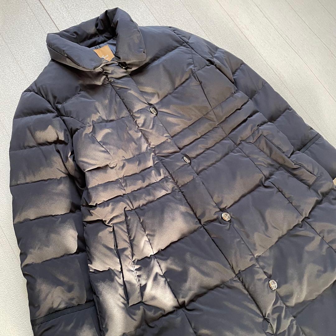Leilian WHITE LABEL ショールダウンコート　ブラック　13