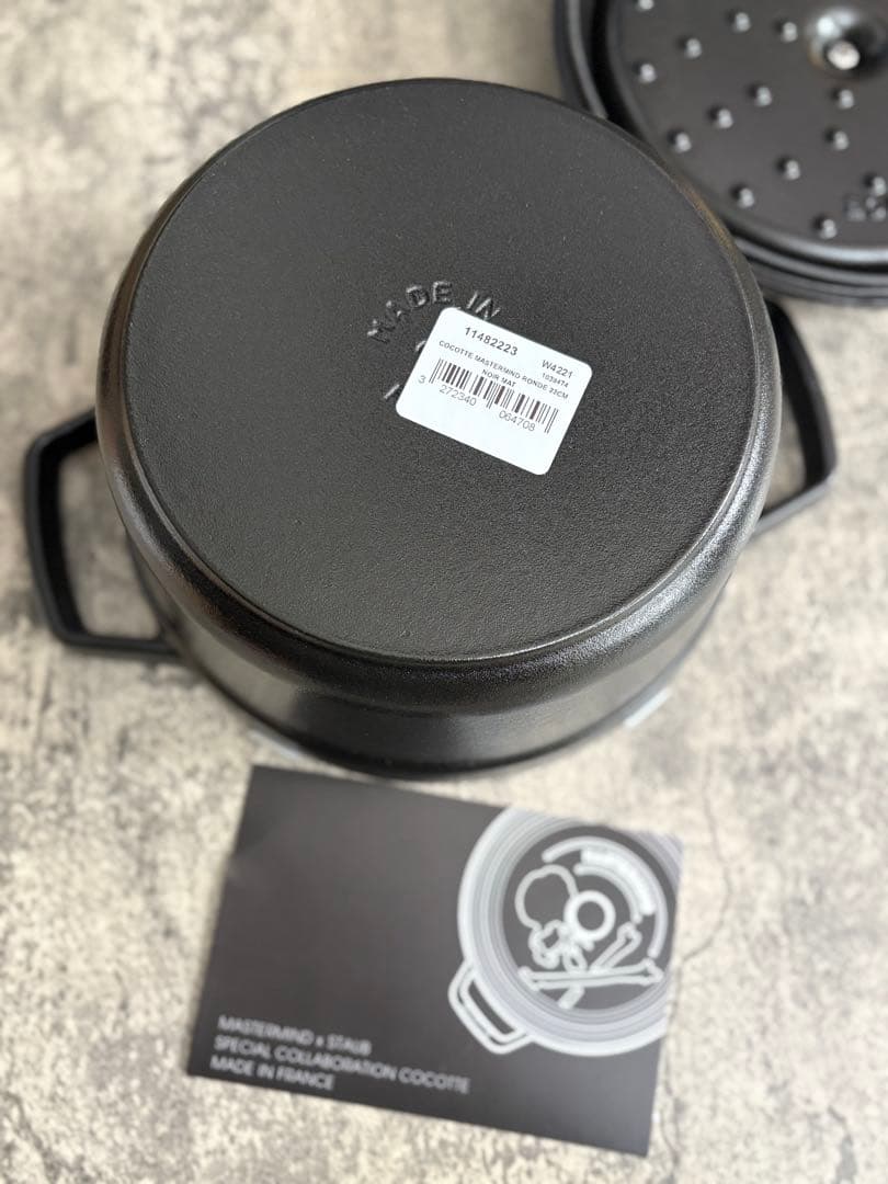 新品未使用　MASTERMIND × STAUB ストウブ マスターマインド