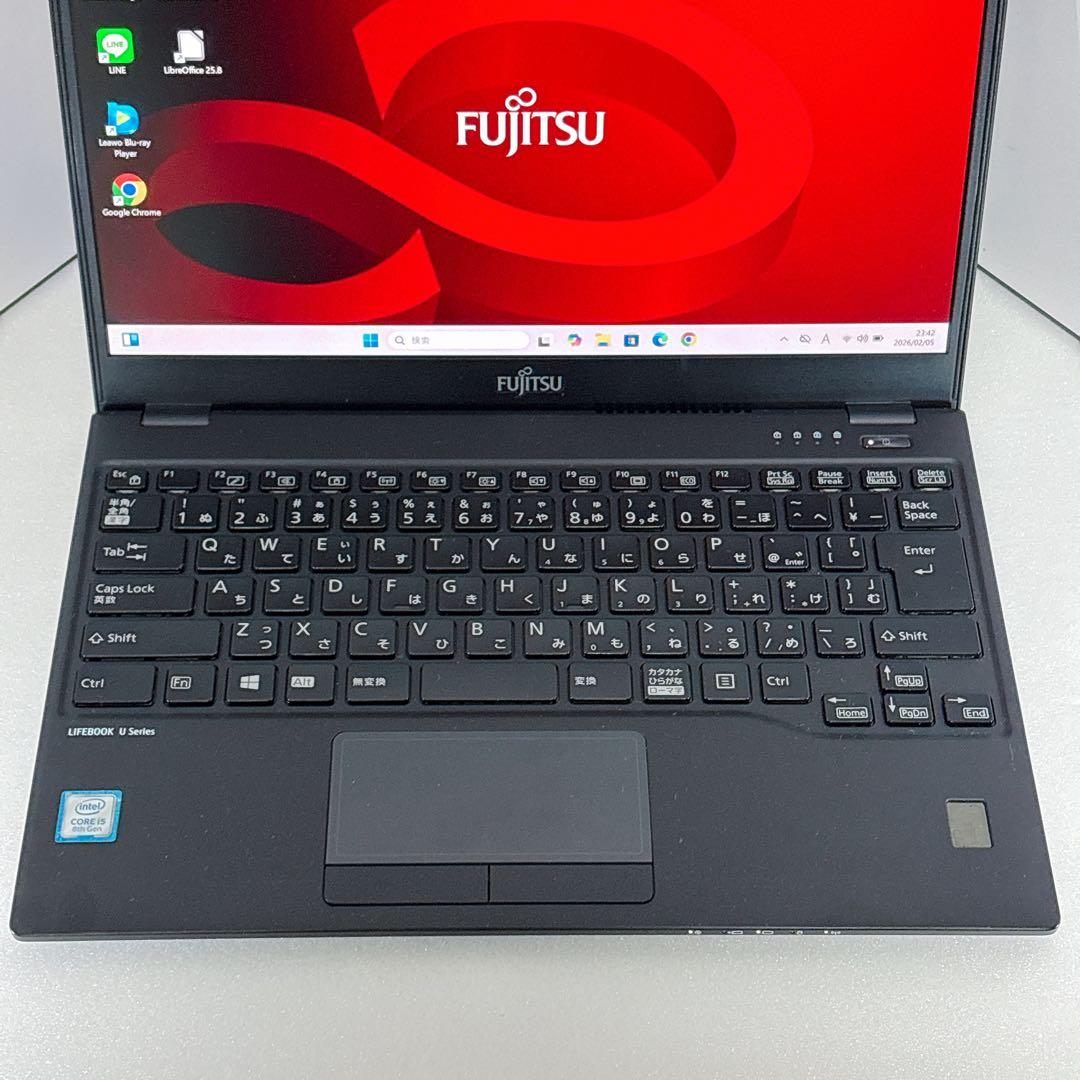 【美品】corei5 第8世代❗️富士通 LIFEBOOK ノートパソコン 軽量