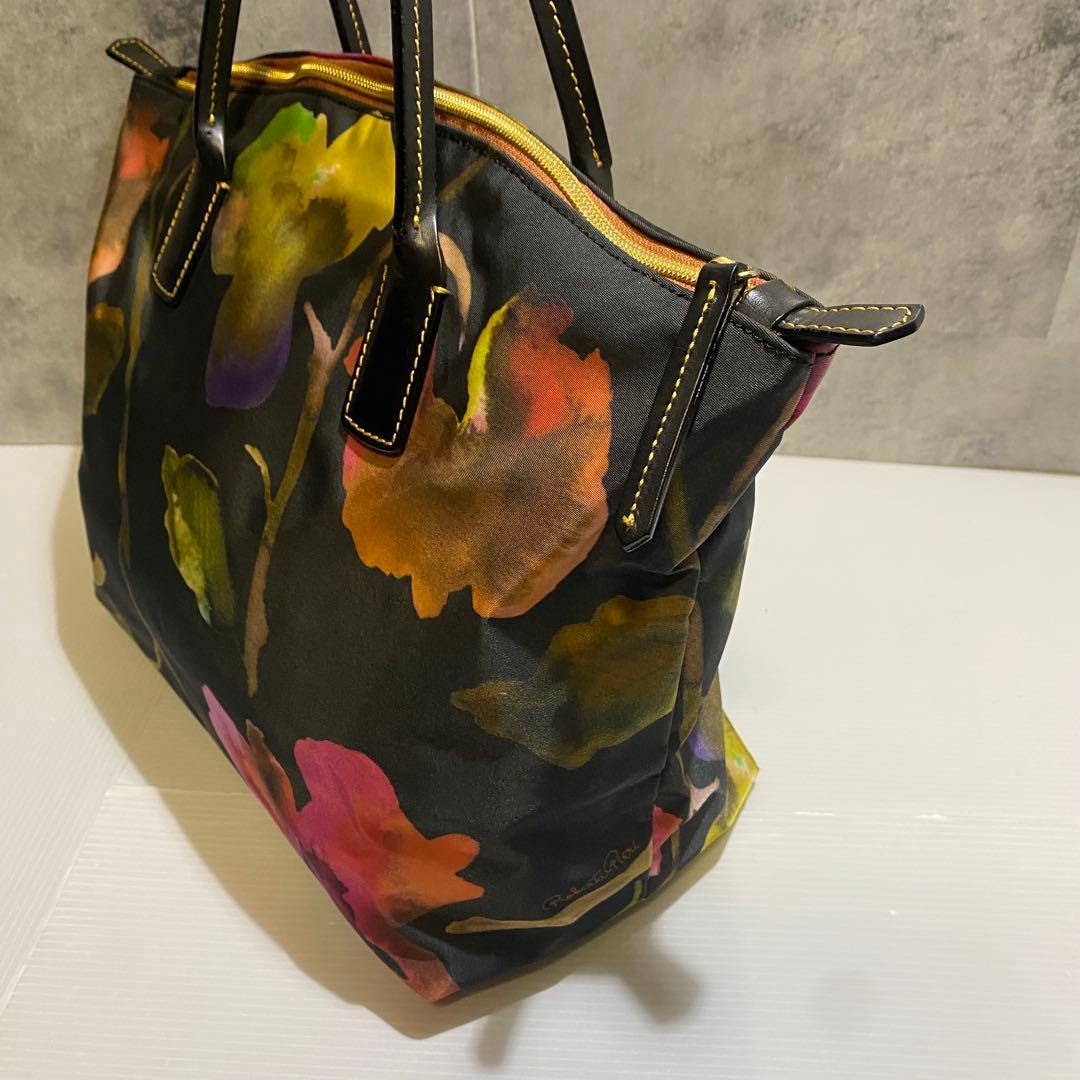 【極美品】ROBERTA PIERI FLOWER LARGE TOTE BAG