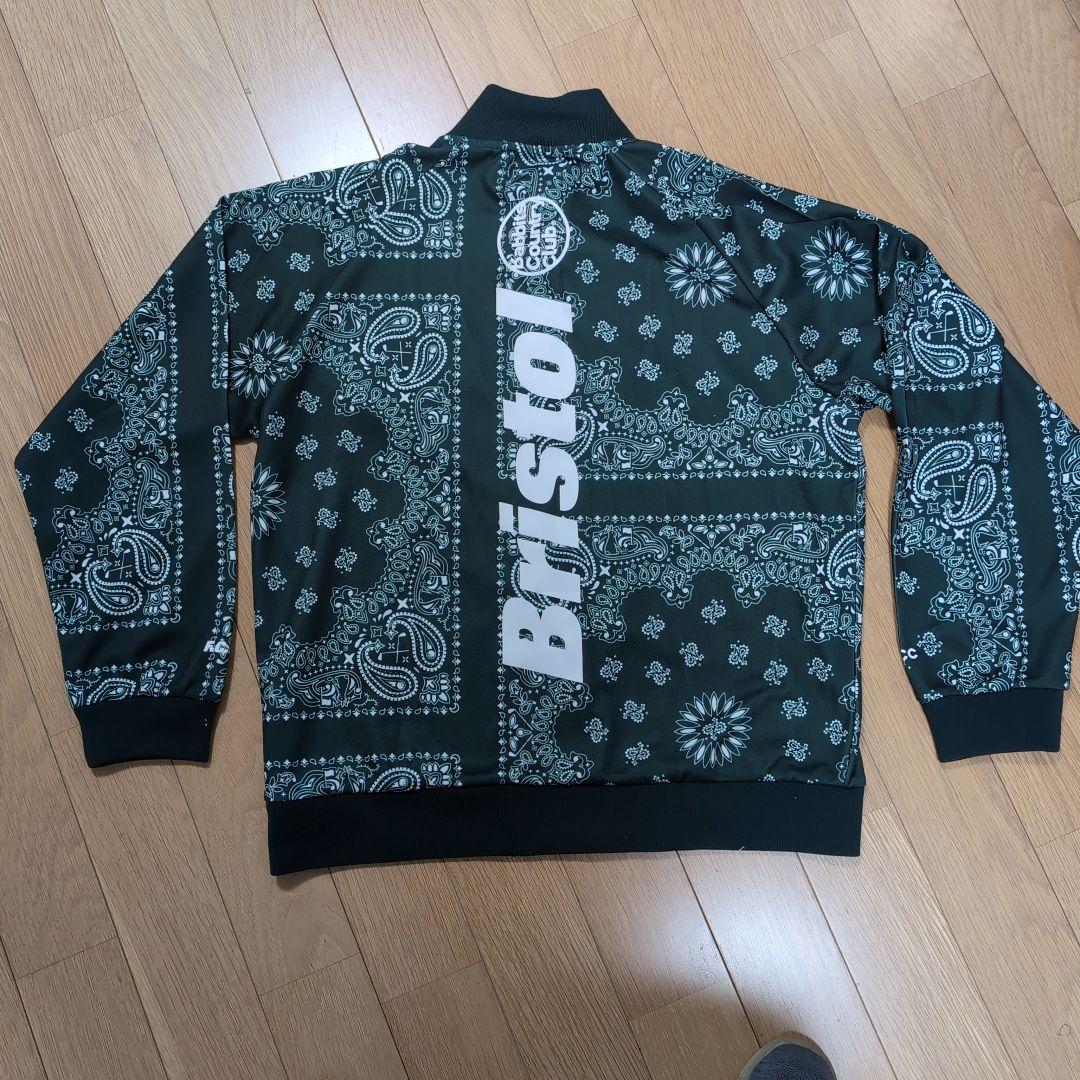 Bristol ×fr2ゴルフ.バンダナ柄 ジップアップジャケット