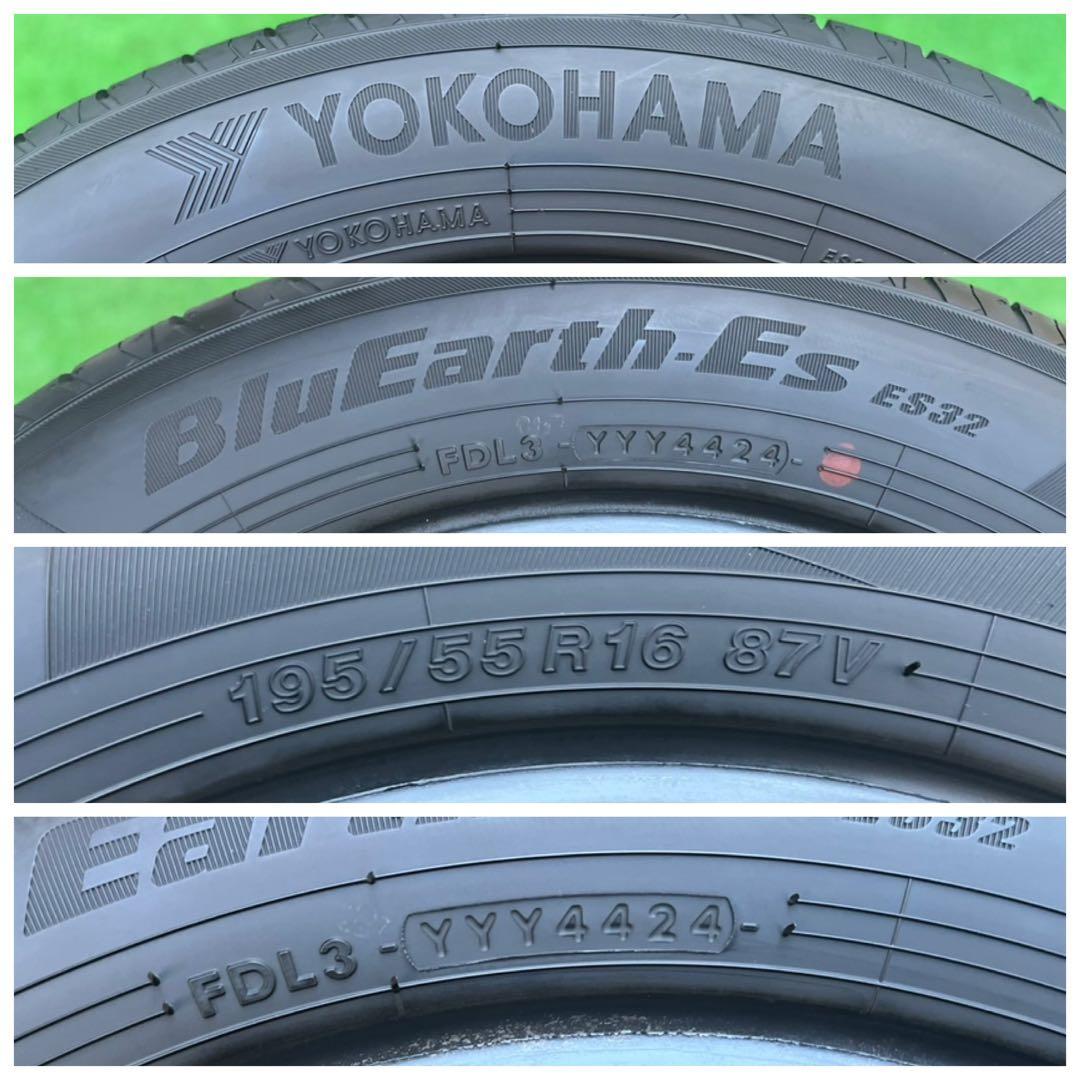195/55R16,YOKOHAMA BluEarth-ES32, 2024年製