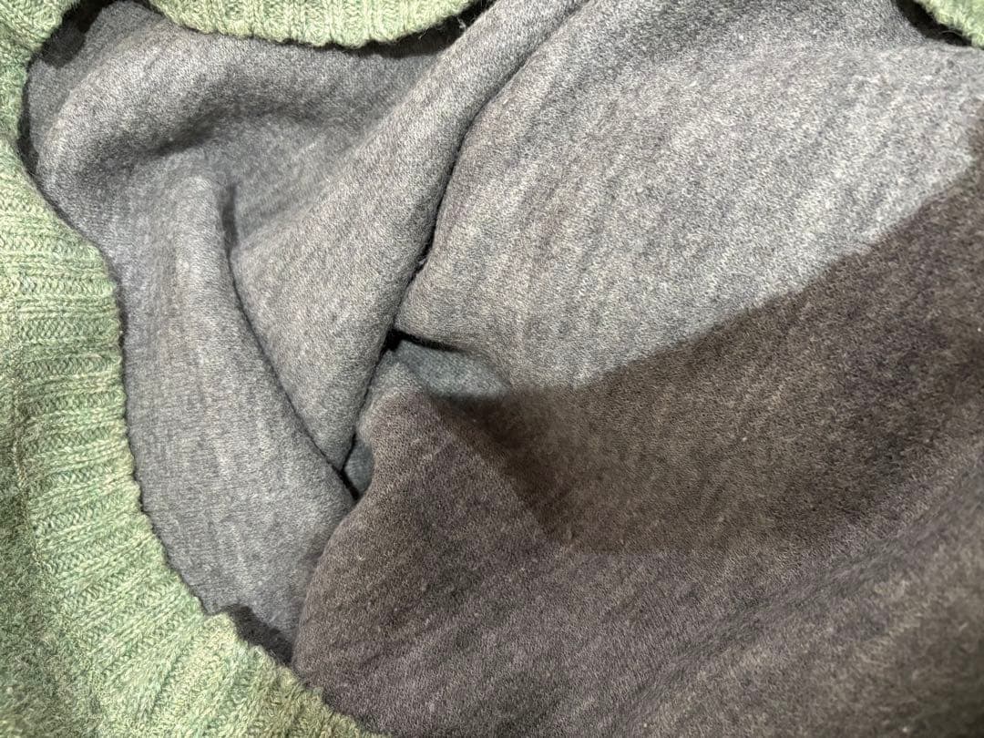 45R オーバーサイズニット セーター グリーン