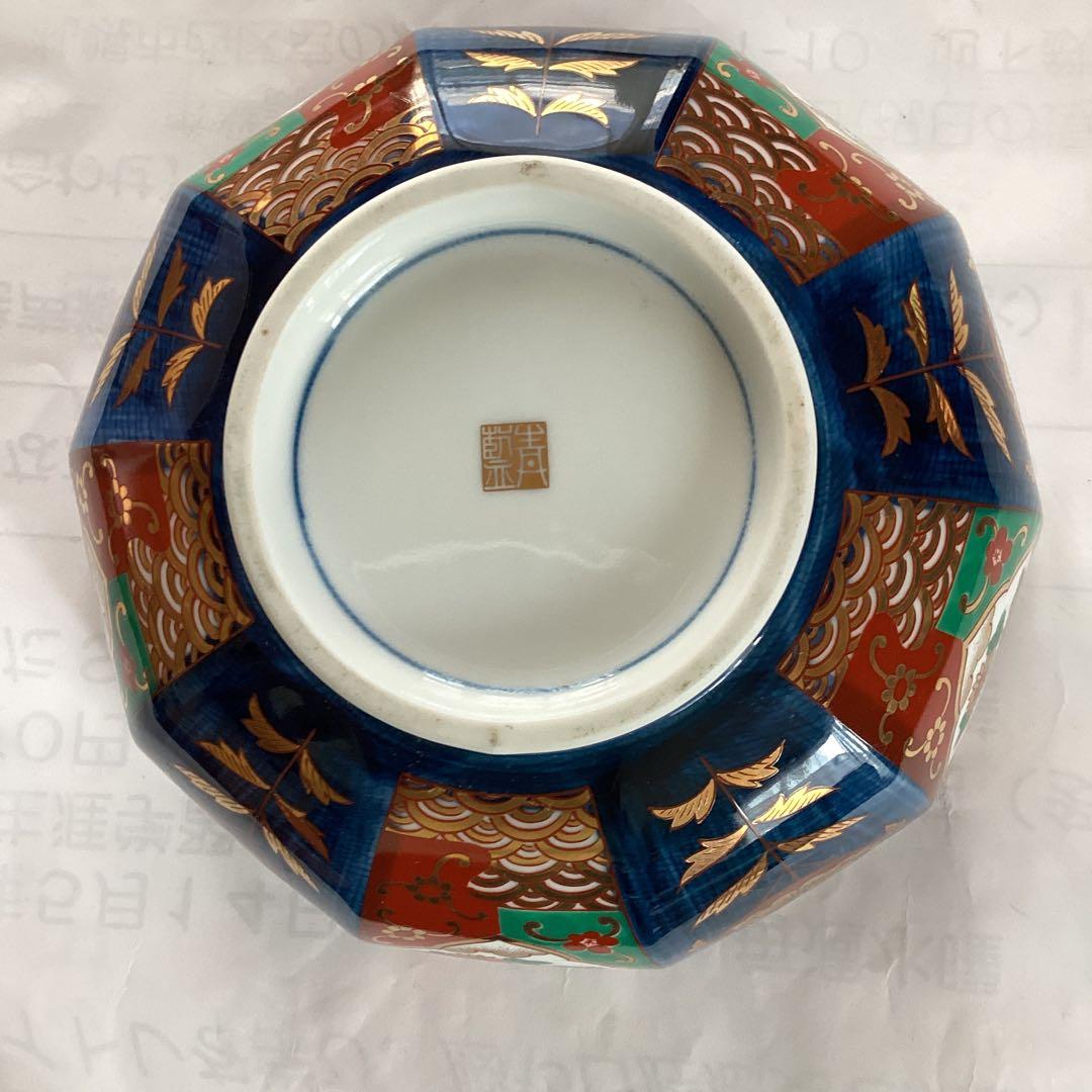 超豪華な金箔の大鉢　元禄古伊万里の菓子鉢