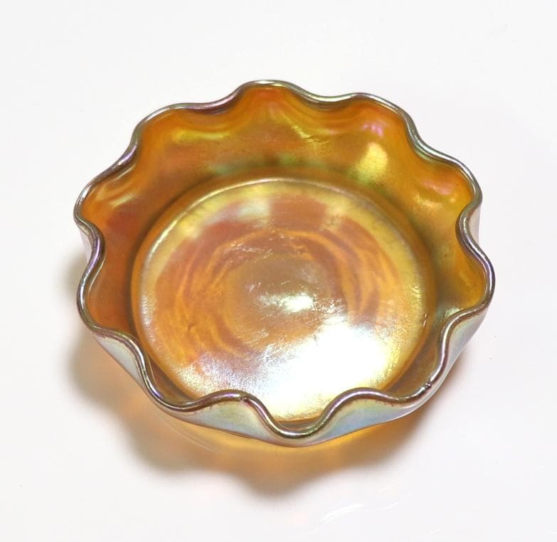 ティファニー ファブリルガラス 塩入れ ソルトセラー スタジオ アンティークc