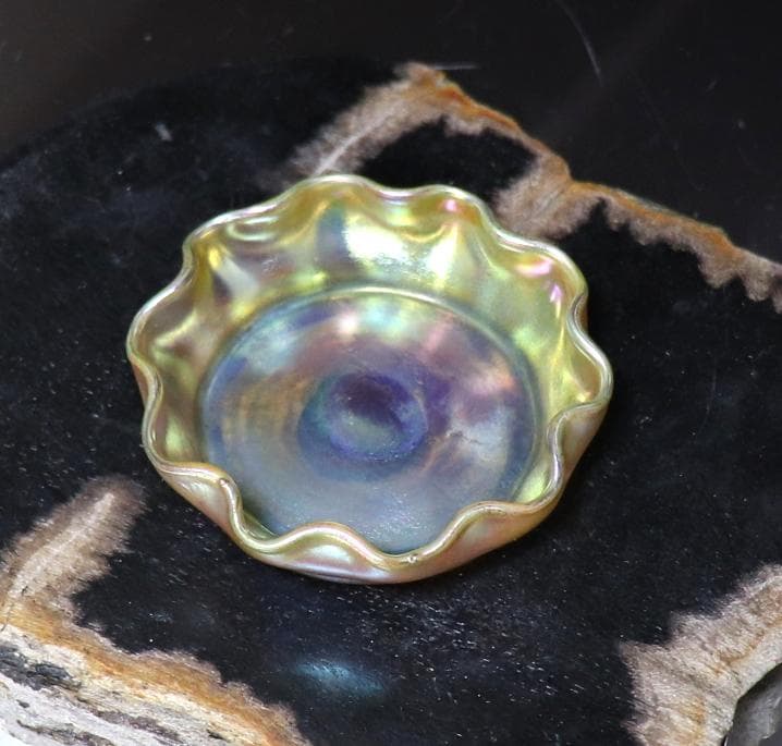 ティファニー ファブリルガラス 塩入れ ソルトセラー スタジオ アンティークc