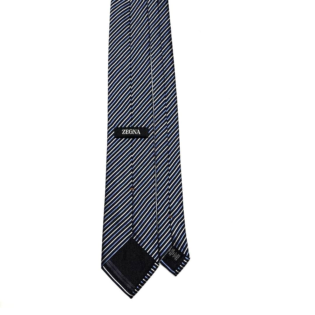 新品　ZEGNA ゼニア　ネクタイ　ストライプ　袋なし、