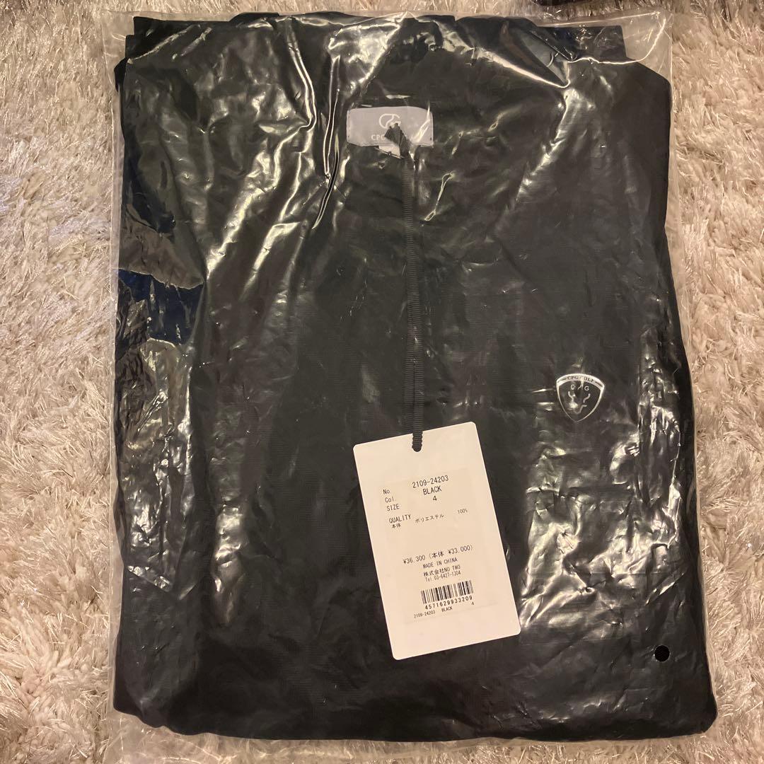 cpg ゴルフ　長袖ハイネックシャツ黒　サイズ4（XL）