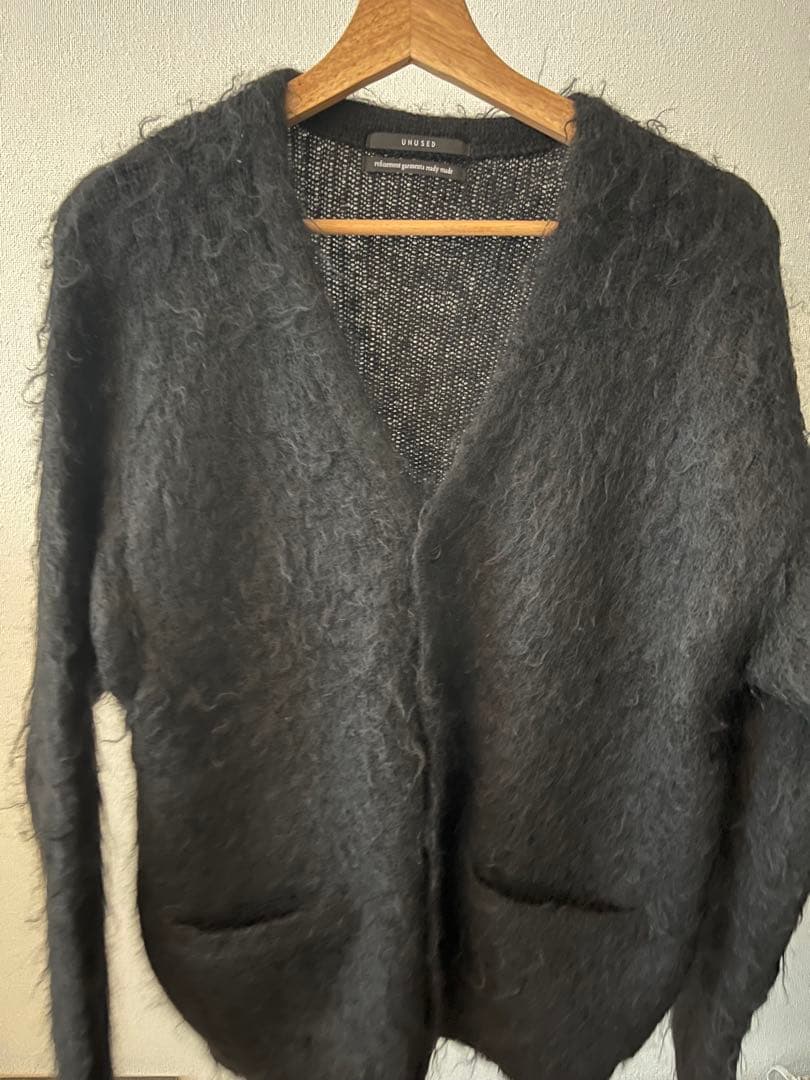 野村訓市氏着用 unused US1642 mohair cardigan